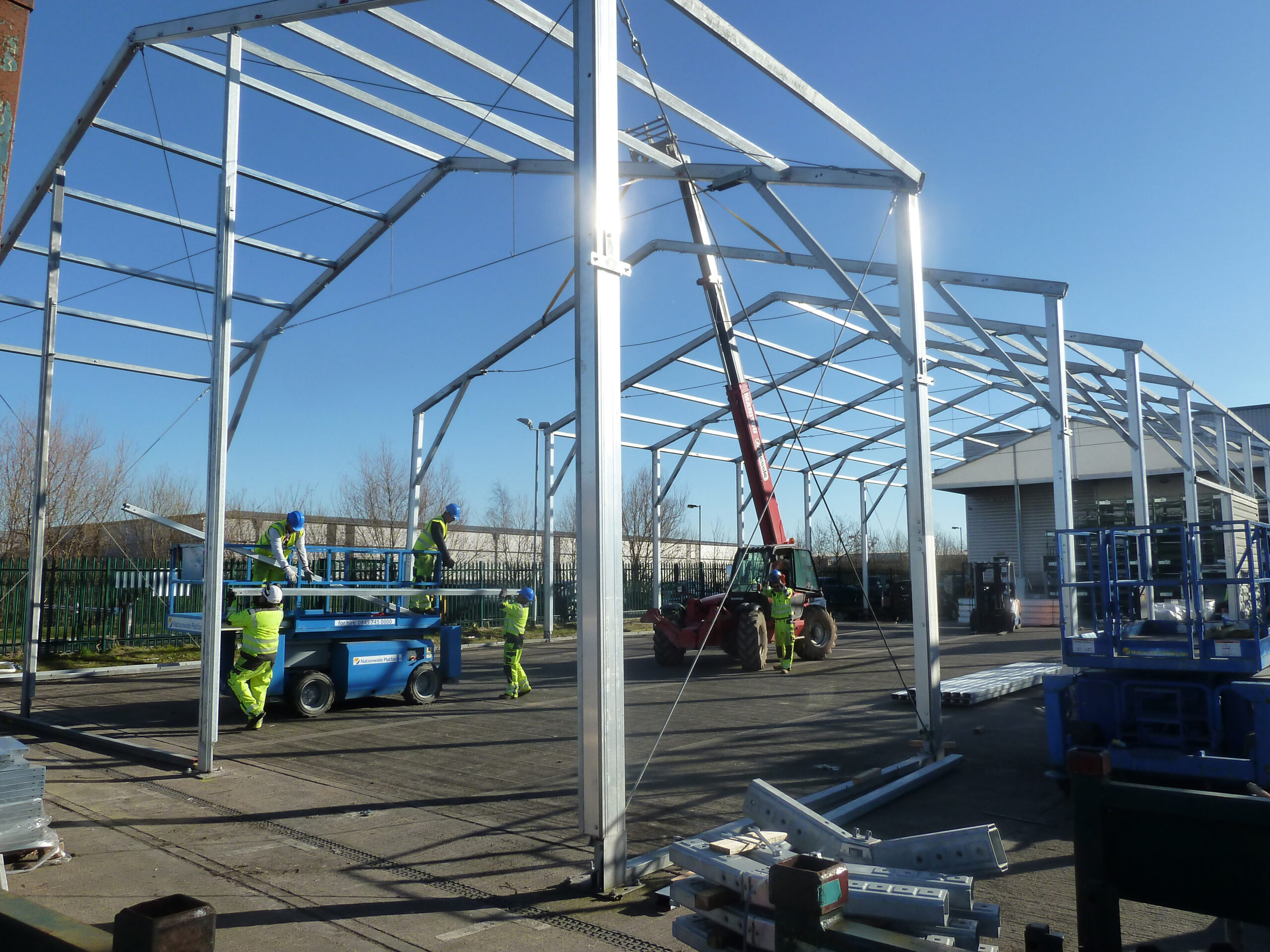 Installation and building structure