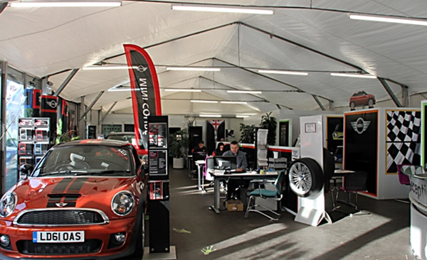 Car Showroom and Sales Area created by Quick Space