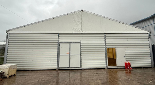 Temporary Building erected in days